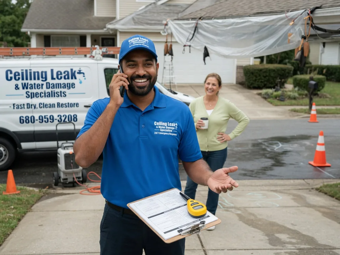 Ceiling Leak Cleanup Lake Ozark, MO FAQs